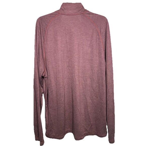 Tommy Bahama‎ Men's XL Burgundy Quarter Zip Pullover Long Sleeve Sweater - Picture 5 of 6